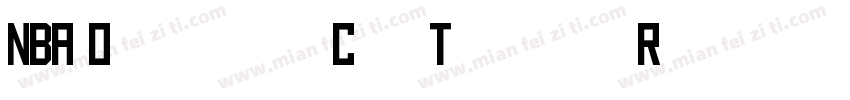 NBA Oklahoma City Thunder Regular字体转换